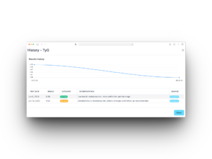<span style="display: inline-block; max-width: 80%; position: relative; z-index: 10;">Persona Medyczna: Jak bezpiecznie i precyzyjnie konsultować swoje zdrowie z AI?</span> 2 kalkulator medyczny TyG - wykres historyczny