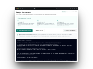 <span style="display: inline-block; max-width: 80%; position: relative; z-index: 10;">Persona Medyczna: Jak bezpiecznie i precyzyjnie konsultować swoje zdrowie z AI?</span> 1 persona medyczna - pulpit